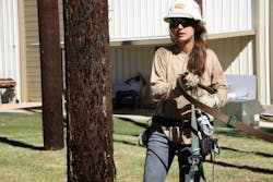 Female Lineworker Female Lineworker