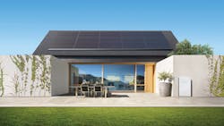 Tesla &mdash; Powerwall 2 Home with solar panels.