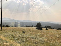 BPA focuses on clearing its right of ways around its transmission structures to reduce potential ignition for wildfires. BPA focuses on clearing its right of ways around its transmission structures to reduce potential ignition for wildfires.