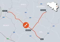 Location of East Loop project. Location of East Loop project.