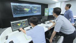 KEPCO&apos;s monitoring and control center.