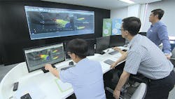 KEPCO's monitoring and control center. KEPCO's monitoring and control center.