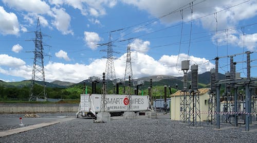 Smart Wires mobile unit installed at IPTO’s substation. Smart Wires mobile unit installed at IPTO’s substation.