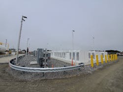 National Grid's 48-MWh Nantucket battery storage facility. National Grid's 48-MWh Nantucket battery storage facility.