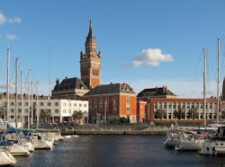 A Port At Dunkirk, France A Port At Dunkirk, France