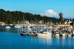 Gig Harbor, Washington, home of Peninsula Light Gig Harbor, Washington, home of Peninsula Light