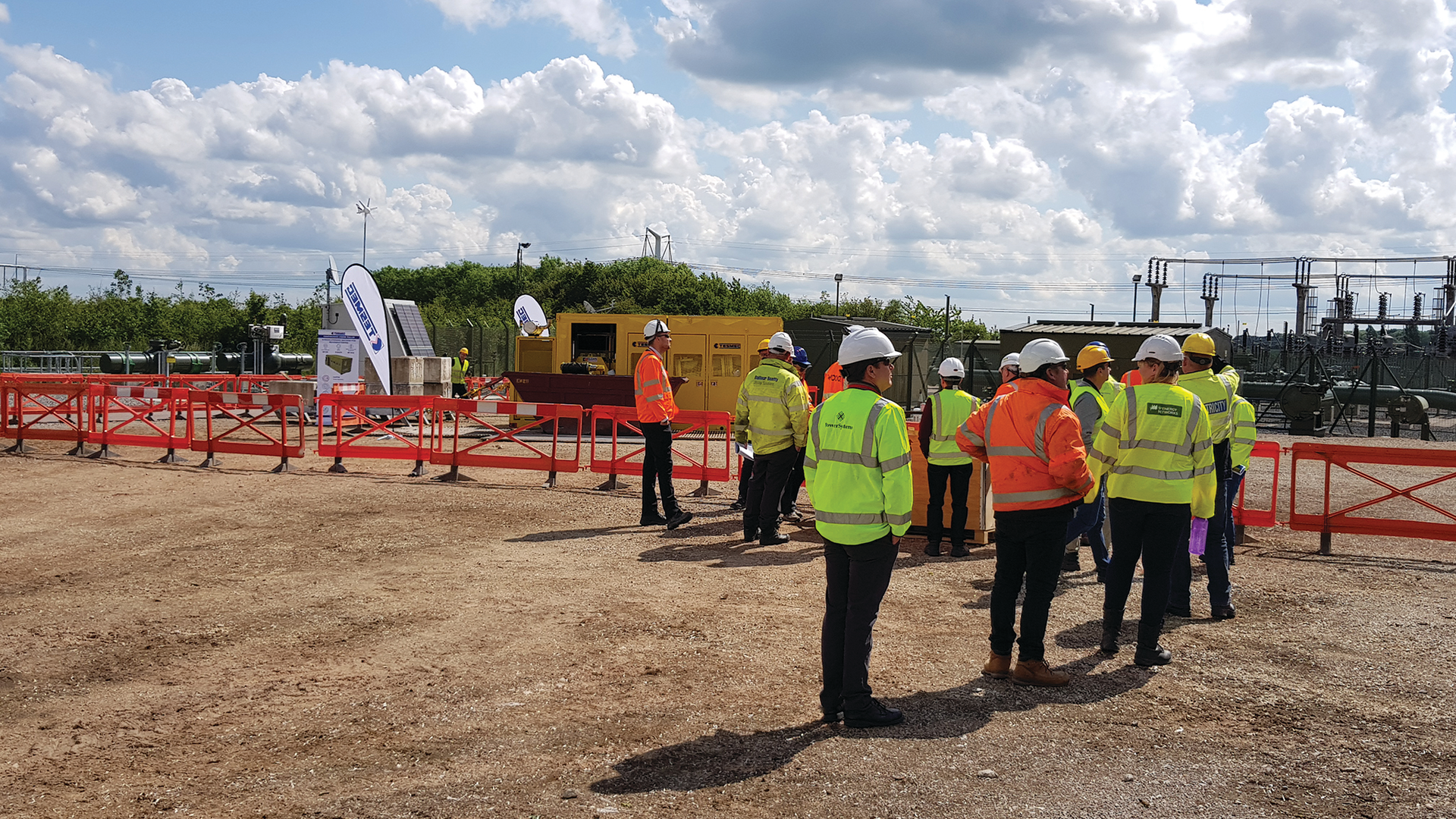 Workers being introduced to the new CLP at the Nationtal Grid Academy in June.