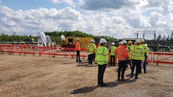 Workers being introduced to the new CLP at the Nationtal Grid Academy in June. Workers being introduced to the new CLP at the Nationtal Grid Academy in June.