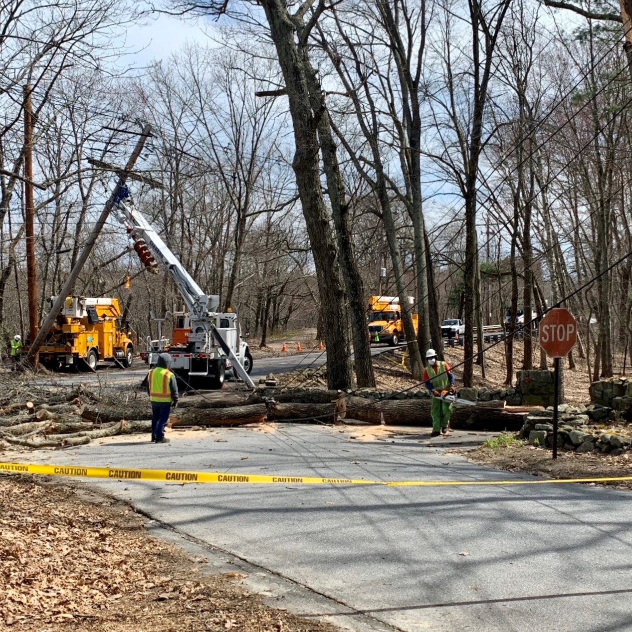 Eversource Crews Restore Power After Storm During COVID-19 Pandemic | T ...