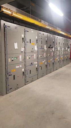 National Grid installed 63-kA rated arc-resistant switchgear manufactured by Siemens to replace the dated breakers and protection scheme in the old substation. National Grid installed 63-kA rated arc-resistant switchgear manufactured by Siemens to replace the dated breakers and protection scheme in the old substation.