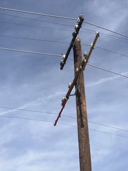 The FR-NP wire, which is shown installed above, does not drip flaming compound like standard covered wire upon ignition. The FR-NP wire, which is shown installed above, does not drip flaming compound like standard covered wire upon ignition.