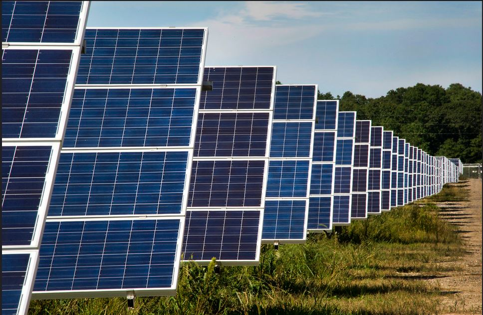 Long Island solar farm, 32-MW solar photovoltaic power plant.