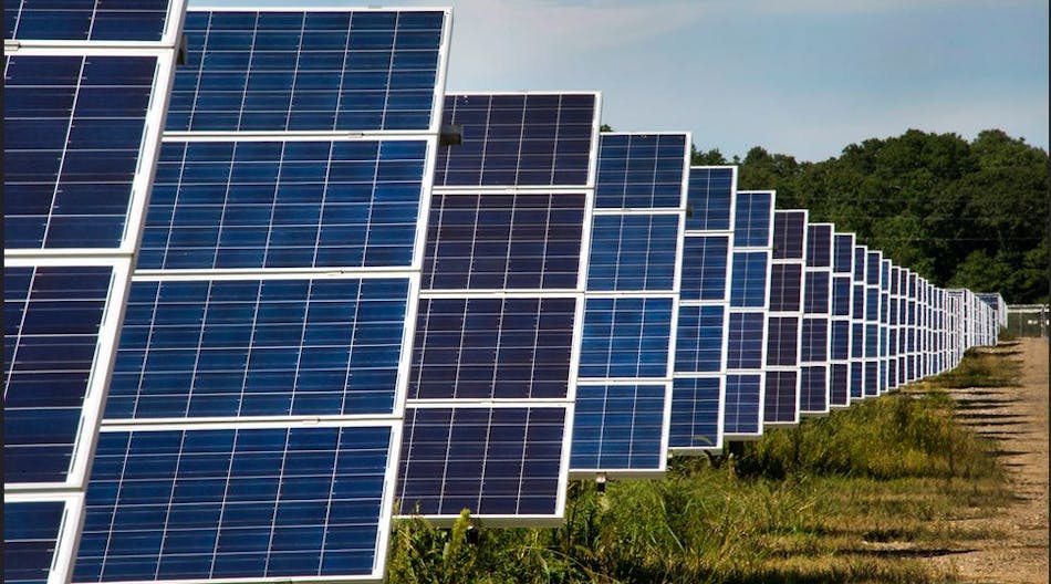 Long Island solar farm, 32-MW solar photovoltaic power plant.