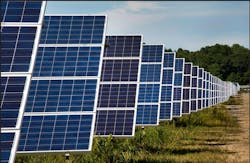 Long Island solar farm, 32-MW solar photovoltaic power plant. Long Island solar farm, 32-MW solar photovoltaic power plant.