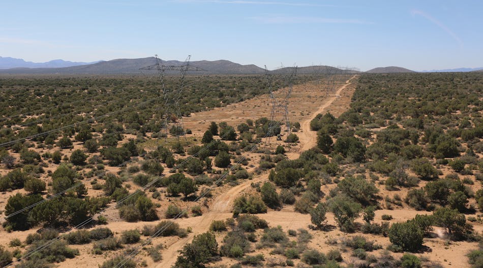 The aerial view of IVM is shown before and after in the Desert Southwest.