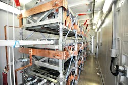 MMC stack in mobile trailer. MMC stack in mobile trailer.