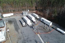 Complete mobile STATCOM, relocated and ready to serve at Northern Neck.