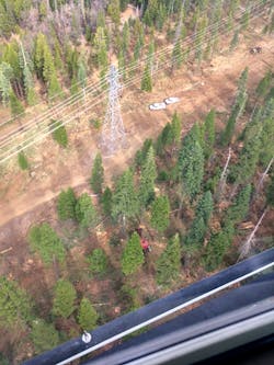 SMUD and SPI shaded fuel break and timber harvest with utility vegetation management work is performed about 200 ft outside the granted easement. SMUD and SPI shaded fuel break and timber harvest with utility vegetation management work is performed about 200 ft outside the granted easement.