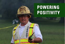 Powering Positivity Volunteer Firefighter Powering Positivity Volunteer Firefighter