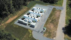 Aerial view of Key Capture Energy’s KCE NY 1 battery storage project located in Saratoga County, New York. Aerial view of Key Capture Energy’s KCE NY 1 battery storage project located in Saratoga County, New York.