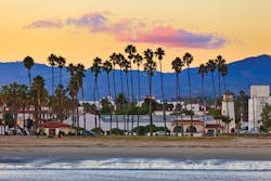 Santa Barbara is sandwiched between an east-to-west coastline and the rugged Santa Ynez Mountains, which the area&rsquo;s lone transmission corridor has to pass through.