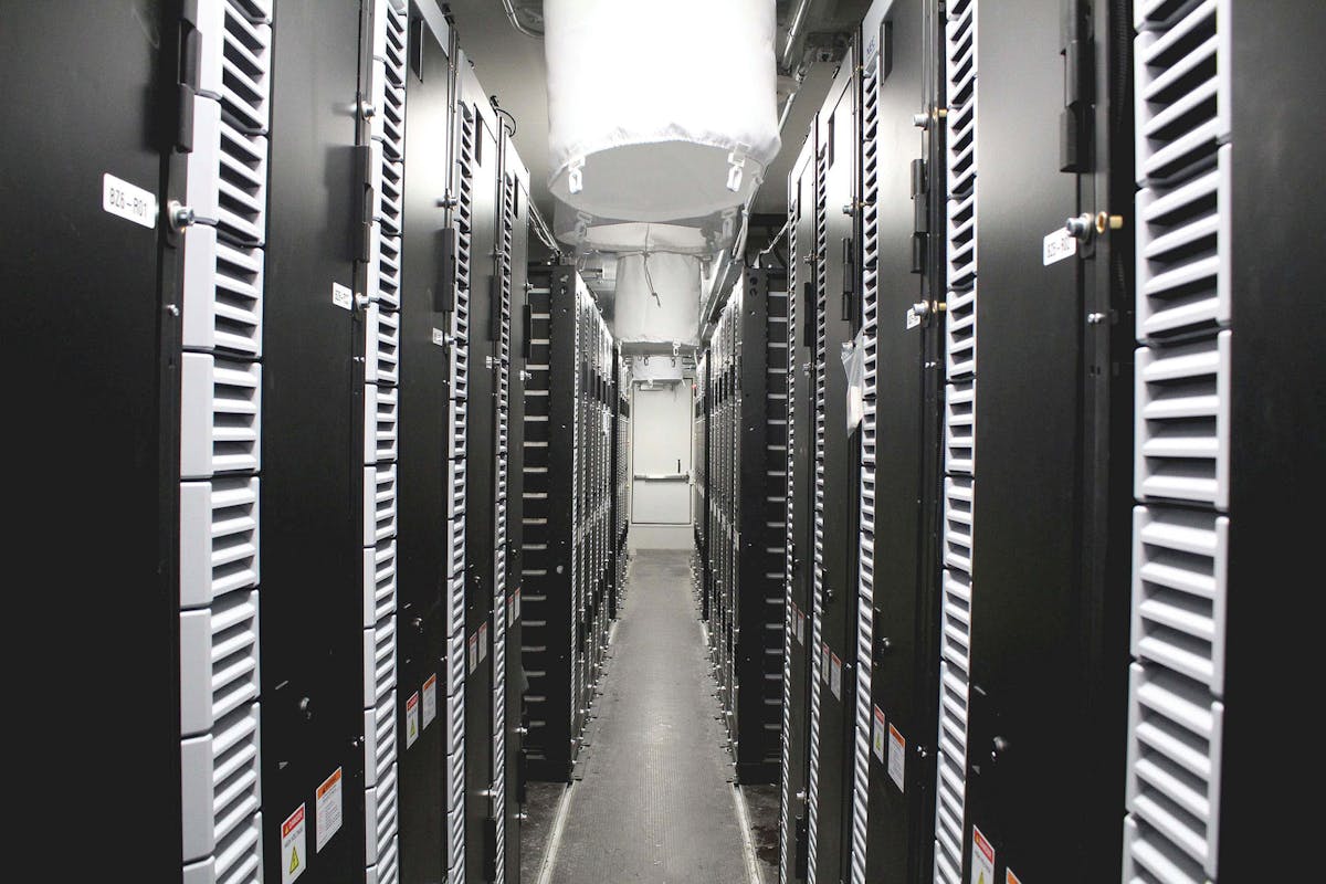 Interior view of Key Capture Energy&rsquo;s KCE NY 1 battery storage project.