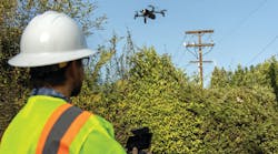 In addition to foot patrol crews, trucks and helicopters, drones are used to inspect electrical equipment in high fire-risk areas.