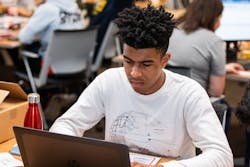 ComEd STEM Programs student participating in Power Challenge online programming content ComEd STEM Programs student participating in Power Challenge online programming content