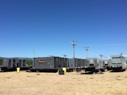 Generators supply 18 MW of power for PG&amp;E&rsquo;s McArthur substation at 12 kV.