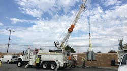 Isolation transformers being installed to limit ground fault current for ignition testing. Isolation transformers being installed to limit ground fault current for ignition testing.