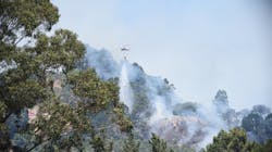 A wildfire over the Grizzly Peak in the Oakland area in San Francisco Bay. The fire caused the evacuation of the University of California, Berkeley. A wildfire over the Grizzly Peak in the Oakland area in San Francisco Bay. The fire caused the evacuation of the University of California, Berkeley.