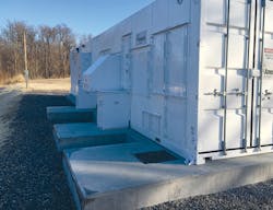 Electrical connections enter the SMS on the back side. Electrical connections enter the SMS on the back side.