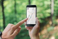 Fig.2. App for smartphones with a map to see the critical areas. Fig.2. App for smartphones with a map to see the critical areas.