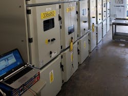 Picture of the air-insulated switchgear Picture of the air-insulated switchgear