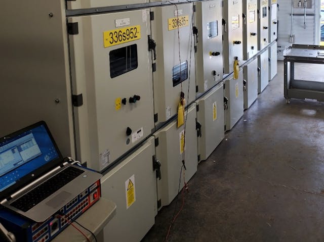 Picture of the air-insulated switchgear