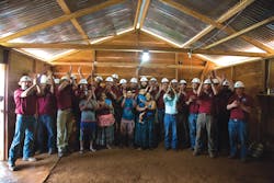 A team of 20 linemen from Oklahoma’s and Colorado’s electric cooperatives brought first-time electricity to the remote village of Sillab, Guatemala. A team of 20 linemen from Oklahoma’s and Colorado’s electric cooperatives brought first-time electricity to the remote village of Sillab, Guatemala.