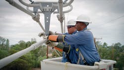 SDG&E linemen perform inspections and maintenance to power lines. SDG&E linemen perform inspections and maintenance to power lines.