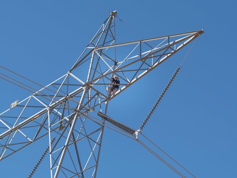 To prepare them for high-flying work, SRP aerial line workers receive at least 80 additional hours of training beyond that required for traditional line work.