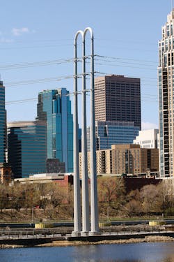 Painted arches. Painted arches.