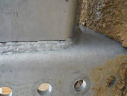 Fatigue cracks on davit arm shafts. Fatigue cracks on davit arm shafts.