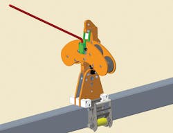 These drawings show a prototype of the CRS Block designed by Lineman Robert Seekell and produced by Condux International. These drawings show a prototype of the CRS Block designed by Lineman Robert Seekell and produced by Condux International.