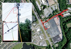 Fault Location halo on Chace Lake substation outage. Halos can help narrow down the patrol area for difficult-to-find faults, such as the snake on the bottom phase of the above switch. At night, faults such as this can be nearly impossible to find. Fault Location halo on Chace Lake substation outage. Halos can help narrow down the patrol area for difficult-to-find faults, such as the snake on the bottom phase of the above switch. At night, faults such as this can be nearly impossible to find. Fault Location halo on Chace Lake substation outage. Halos can help narrow down the patrol area for difficult-to-find faults, such as the snake on the bottom phase of the above switch. At night, faults such as this can be nearly impossible to find. Fault Location halo on Chace Lake substation outage. Halos can help narrow down the patrol area for difficult-to-find faults, such as the snake on the bottom phase of the above switch. At night, faults such as this can be nearly impossible to find.