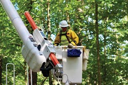 Eversource crews work to restore power in Amherst, New Hampshire, on Aug. 6 following Isaias. Eversource crews work to restore power in Amherst, New Hampshire, on Aug. 6 following Isaias.