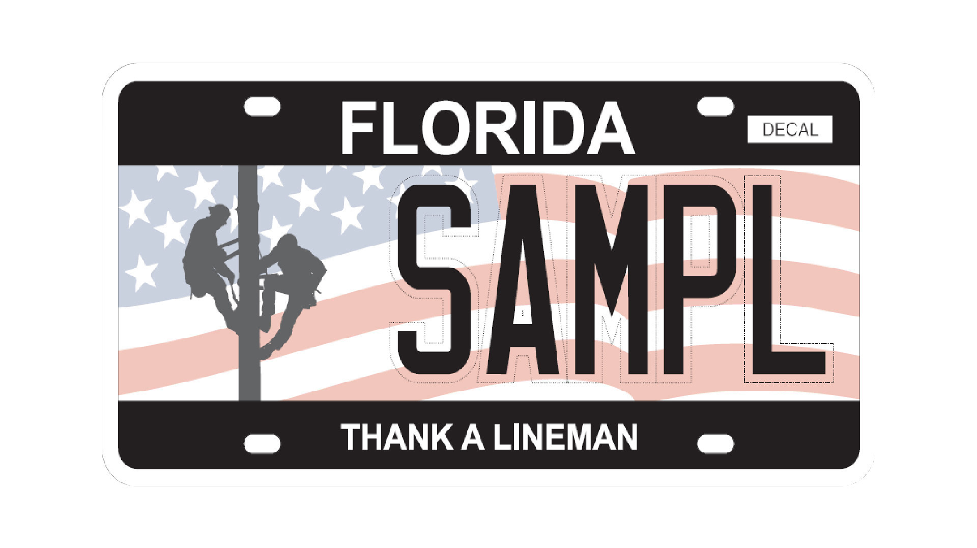 New Florida "Thank a Lineman" Specialty Plate Now Available for Pre