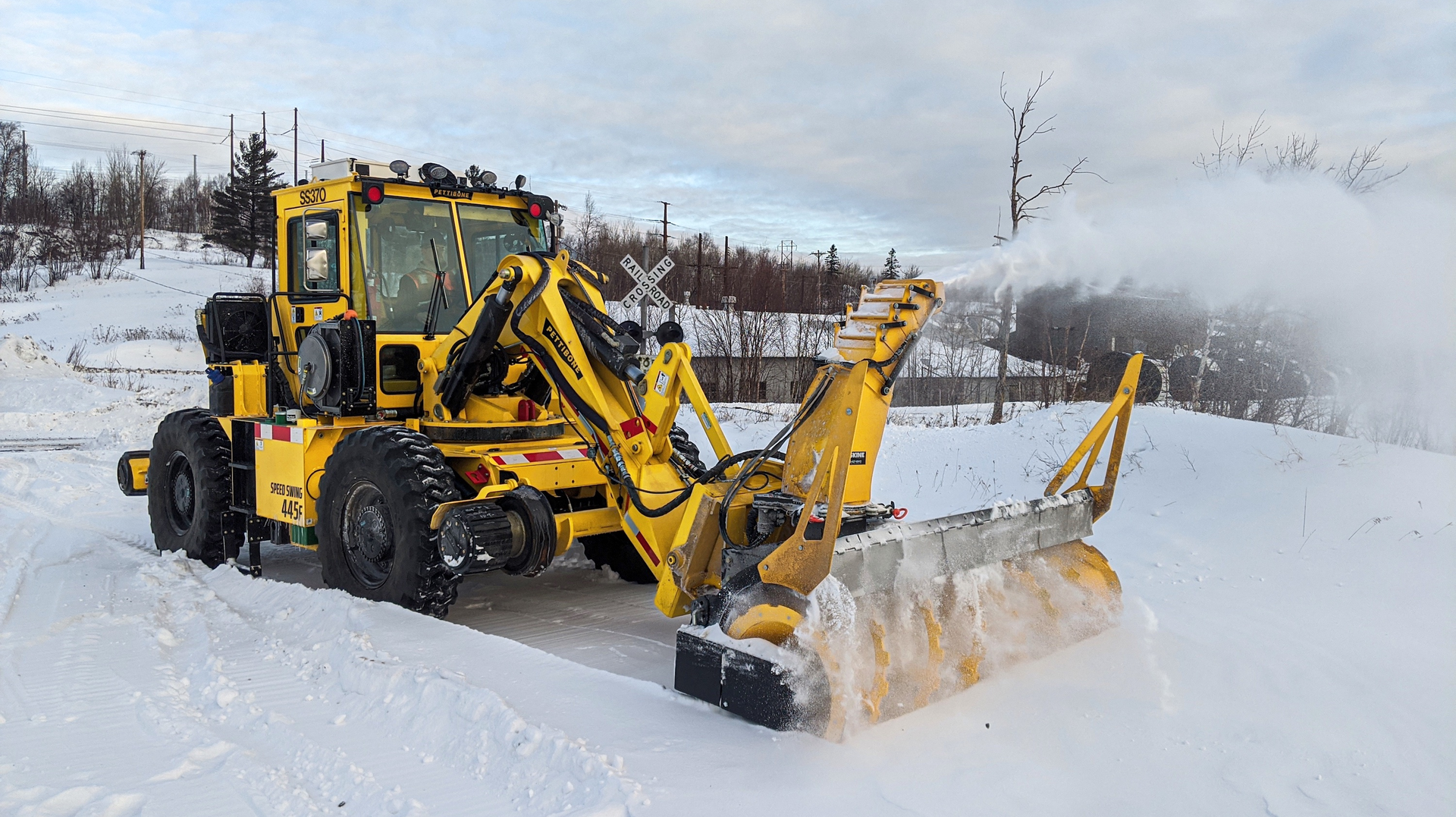 Pettibone Speed Swing Creep Drive Snowblower 5fc8670d33f7d