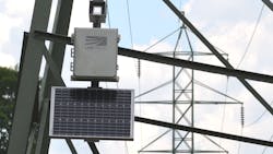 LineVision's non-contact power line monitoring system. LineVision's non-contact power line monitoring system.