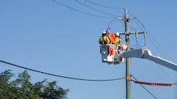 Before starting their day, line workers must inspect their bucket trucks to ensure they are well stocked and in proper working condition. Before starting their day, line workers must inspect their bucket trucks to ensure they are well stocked and in proper working condition.