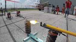 Experimental testing of arcing earth fault. Experimental testing of arcing earth fault.