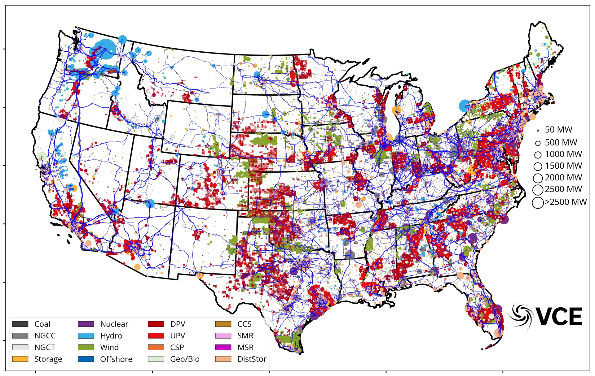 Clean electricity by 2050 with distribution co-optimization.