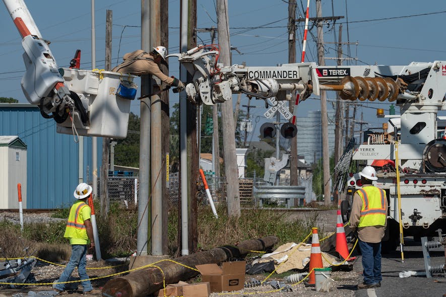 Entergy&apos;s storm team, which peaked at about 6,600, worked safely to quickly restore power to Entergy&rsquo;s Louisiana customers.